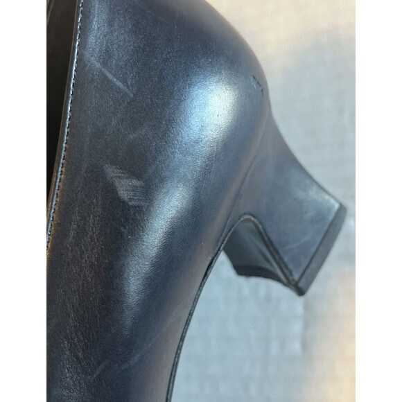 Amalfi Italy Women’s Blue And Black Patent Leather 2” Inch Heels Size 7.5 C EUC - Picture 10 of 11